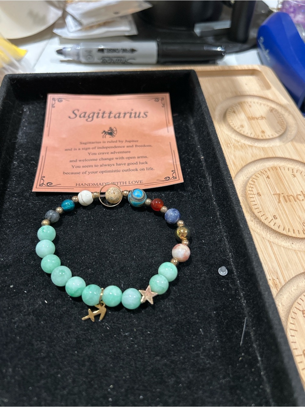 Sagittarius stretch bracelet